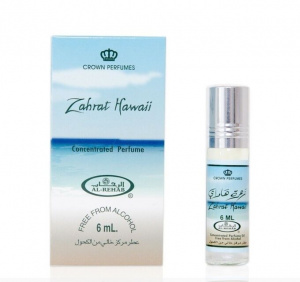 Масляный парфюм Zahrat Hawaii, 6 ml