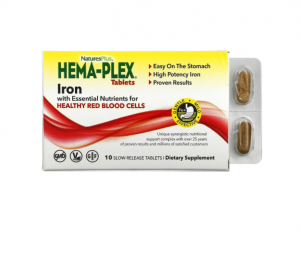 Железо Hema-Plex Iron, 10 таблеток